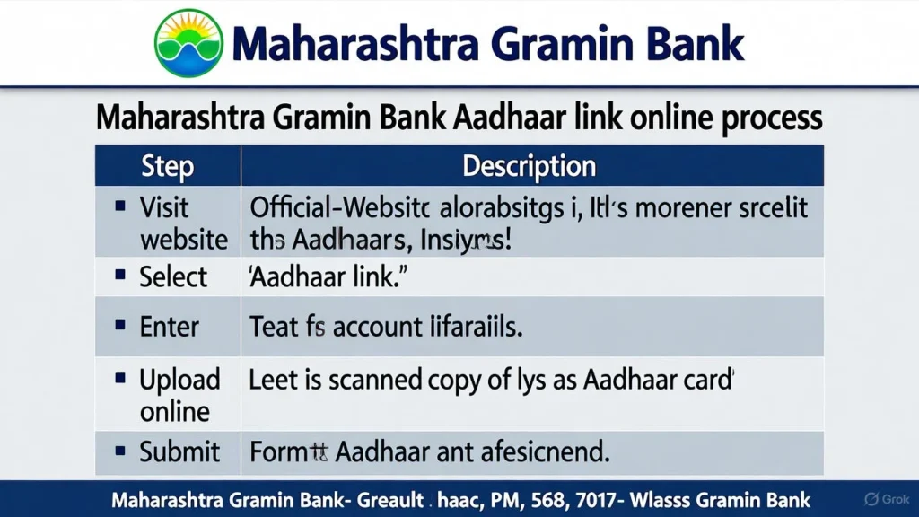 maharashtra gramin bank aadhaar link online