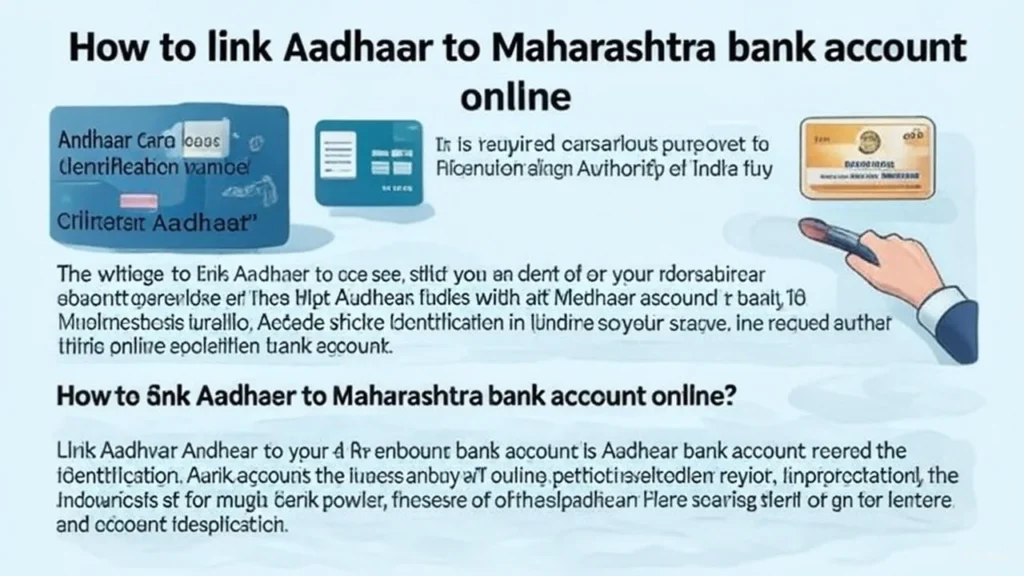 How to link Aadhaar to Maharashtra bank account online