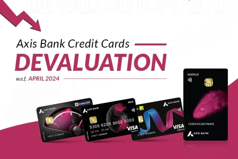 axis bank devalues 5 credit cards