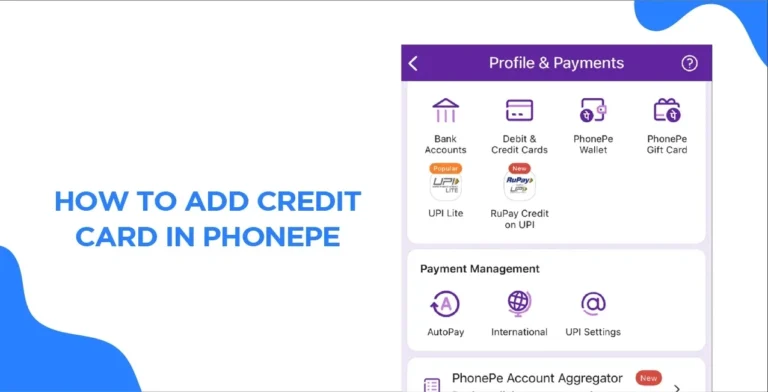 how to add credit card in phonepe