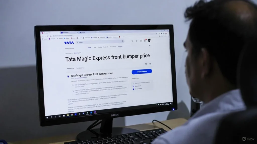 tata magic express front bumper price